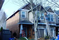 House Siding Replacement, Siding Contractor at work, Siding House, Exterior Homes